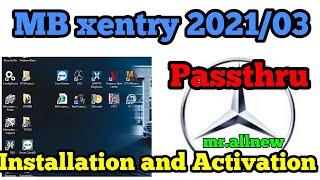 Mercedes Benz MB Star Xentry Passthru 202103 with J2534 Installation of software Win 10 64bit [upl. by Warring161]