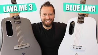 Blue Lava vs Lava Me 3  Comparing The Worlds SMARTEST Guitars [upl. by Ellenid137]