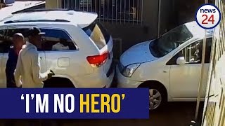 WATCH ‘I’m no hero’  says Alberton woman who rammed her vehicle into armed hijackers [upl. by Chouest]