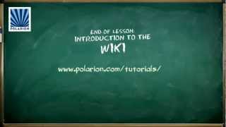 Introduction to the Polarion Wiki Polarion Tutorial [upl. by Novar]