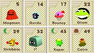 Kirby 64 The Crystal Shards  All Enemy Info Cards [upl. by Ilana13]