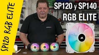 Ventiladores CORSAIR SP RGB ELITE  La nueva generación [upl. by Acirrehs]