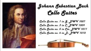 Johann Sebastian Bach  Cello suites in 432 Hz great for reading or studying [upl. by Rosenkranz]