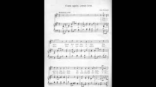 Come again sweet love  Dowland Piano AccompanimentG Major [upl. by Mikal]