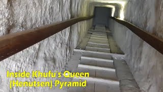 Down The Pyramid of Henutsen Creepy Walking Tour at Giza Pyramids 2 [upl. by Ahseret]