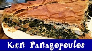 Spanakopita  Greek Spinach Pie Recipe  Σπανακόπιτα [upl. by Hyacinthia]