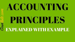 Accounting Principles  Explained with Examples [upl. by Merrily]