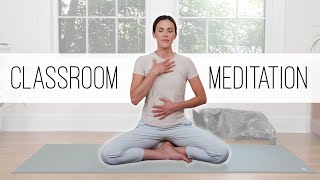 Classroom Meditation  For All Ages  7Minute Guided Meditation [upl. by Assirem304]