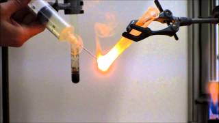 NaCl Synthese  Sodium chloride synthesis Microscale experiment [upl. by Aenyl]