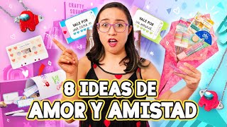 8 REGALOS FÁCILES PARA SAN VALENTÍN 💖 Ideas Originales para 14 de Febrero 💕 Craftingeek [upl. by Idalia199]