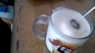 Aerolatte Review Frothing Cold Milk In Under 1 Minute [upl. by Havot854]