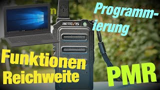 02  Bedienung Programmierung geheime Funktionen  Sendeleistung  Retevis RT619 PMRFunkgerät [upl. by Klatt]