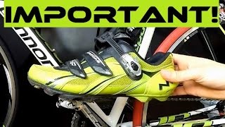 Bike Fitting  How To Adjust Cleats On Clipless Pedals  Shoes Cleat Alignment [upl. by Wakerly]