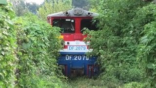 Pyin Oo Lwin Station Arrival Shunting amp Departure  Myanmar Railways Burma [upl. by Cassiani]